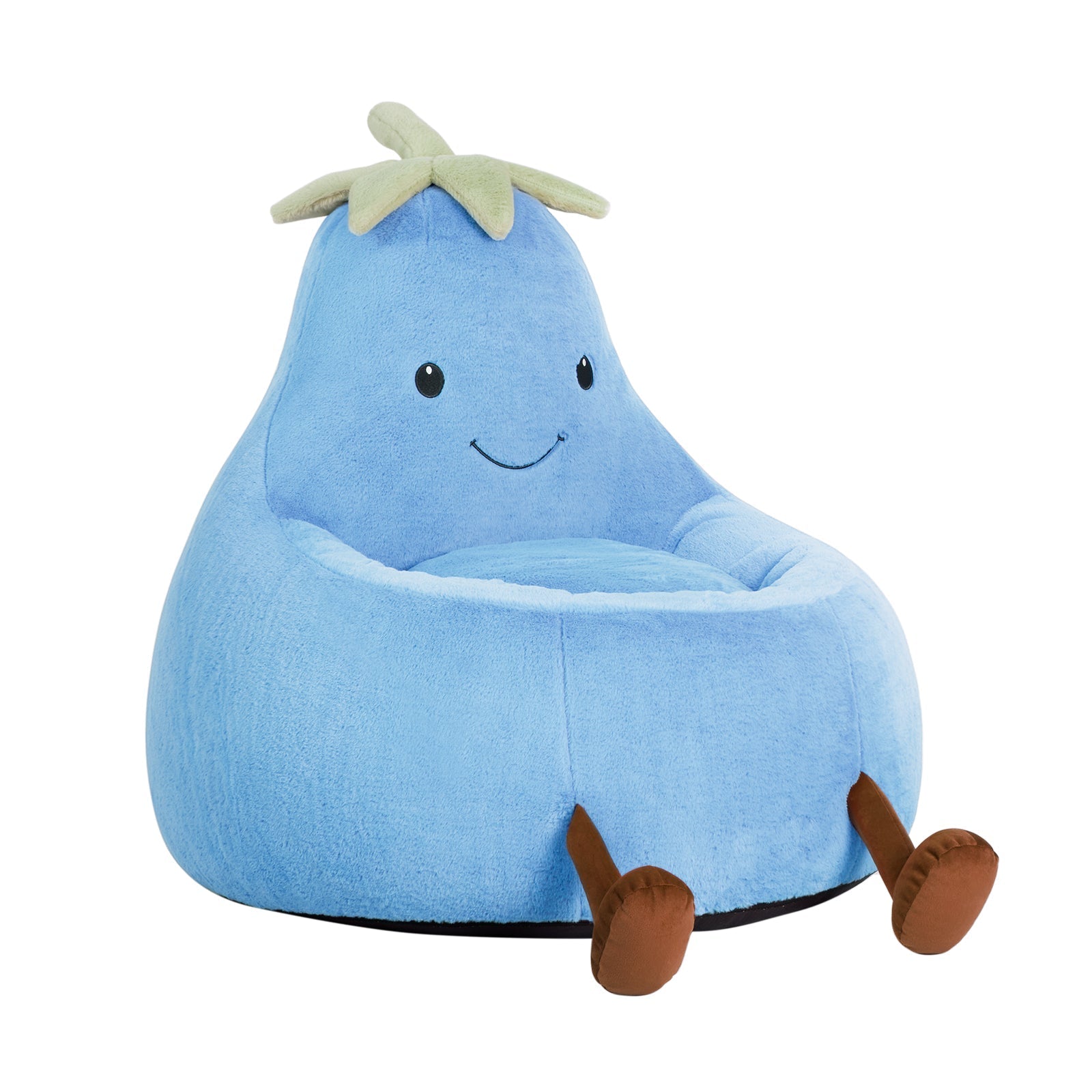 Eggplant Bean Bag Chair – Soft ＆ Supportive