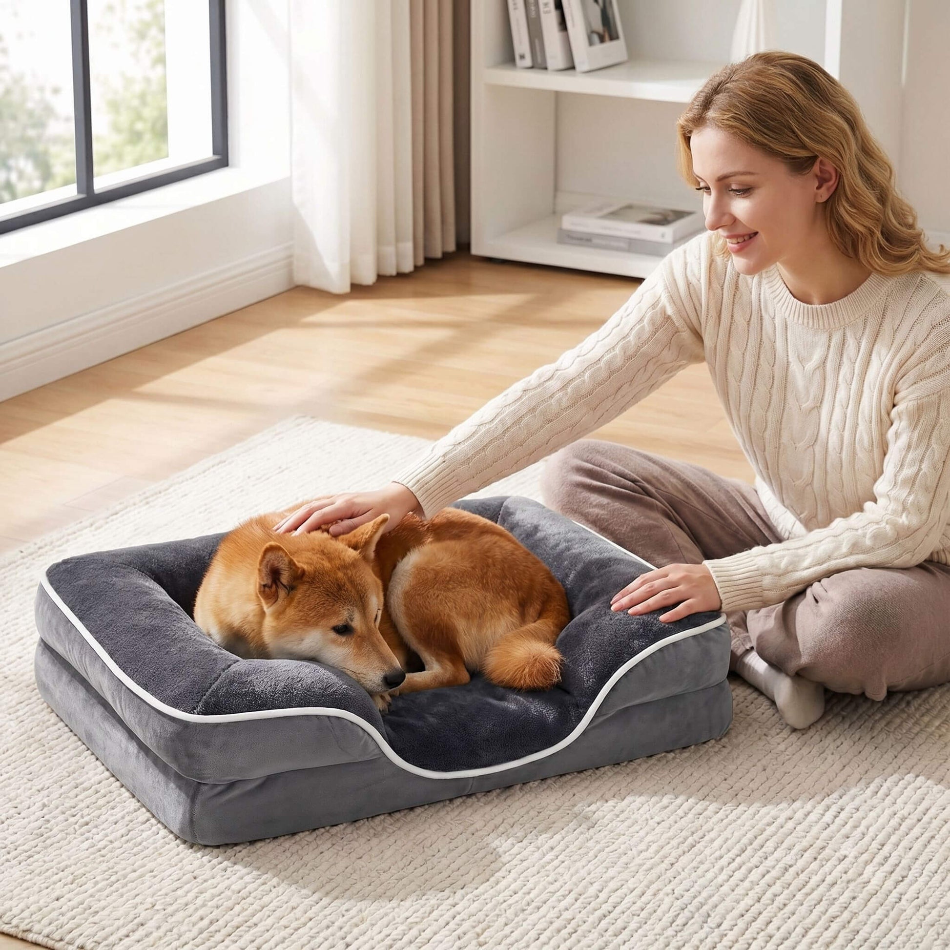 Dog Bed Non-Slip Bottom