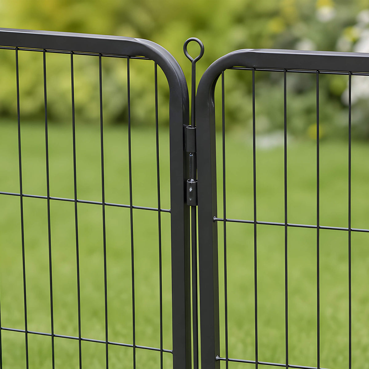 Heavy-Duty Metal Folding Dog Pen with Door