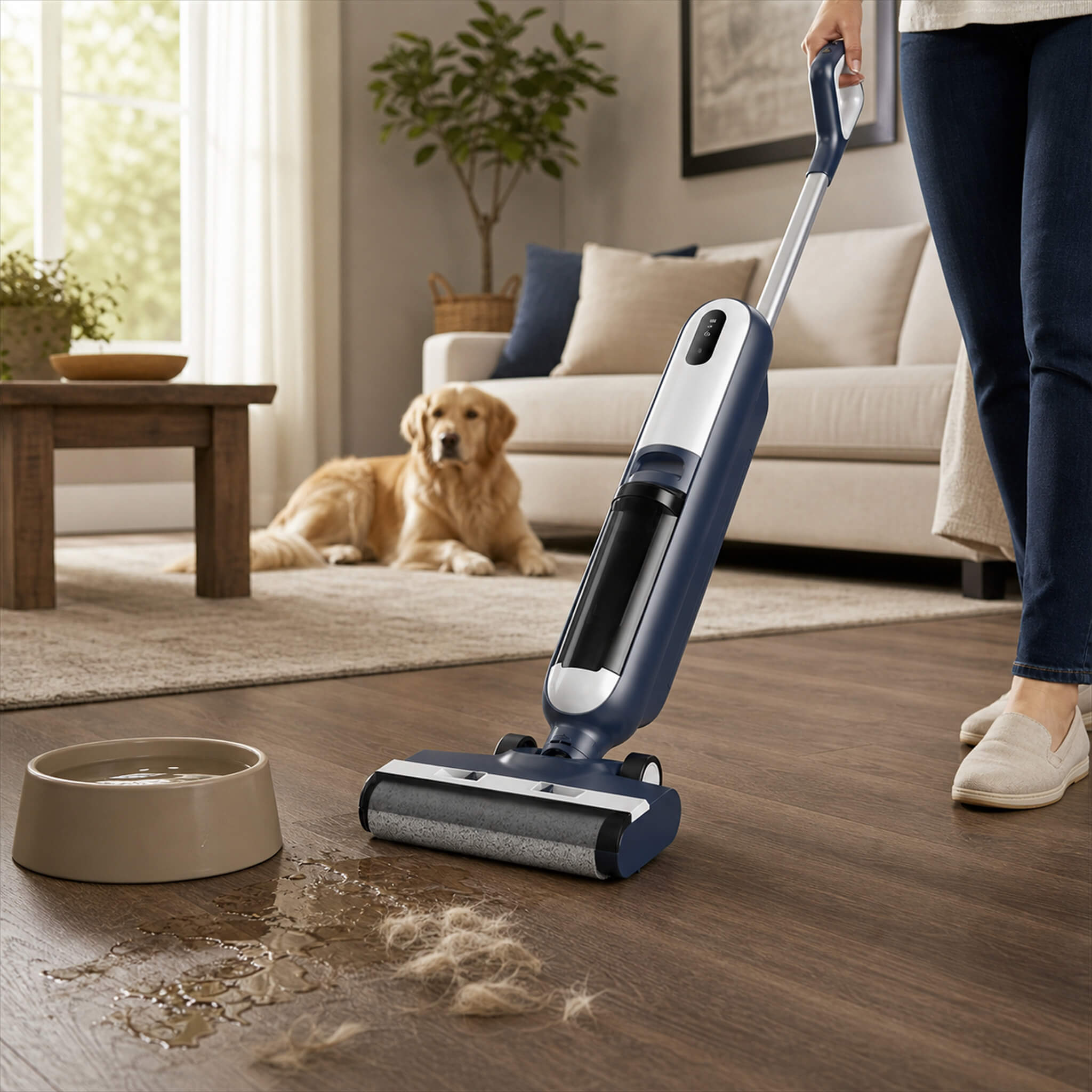 Cordless Wet/Dry Vacuum and Floor Scrubber