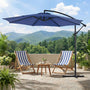 Patio Umbrellale ，Outdoor Table Umbrella with Tilt and Crank