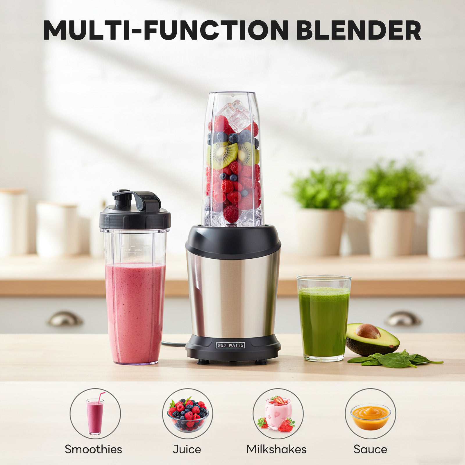 Personal Blender With Travel Cups