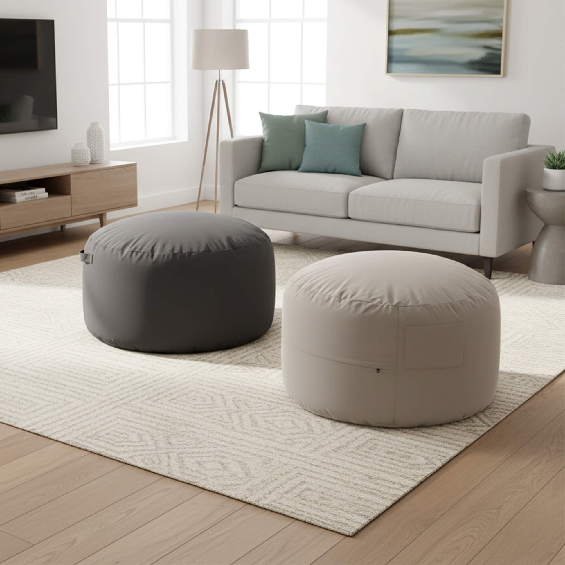 Adult Universal Bean Bag Chair-Round & Cozy Comfort