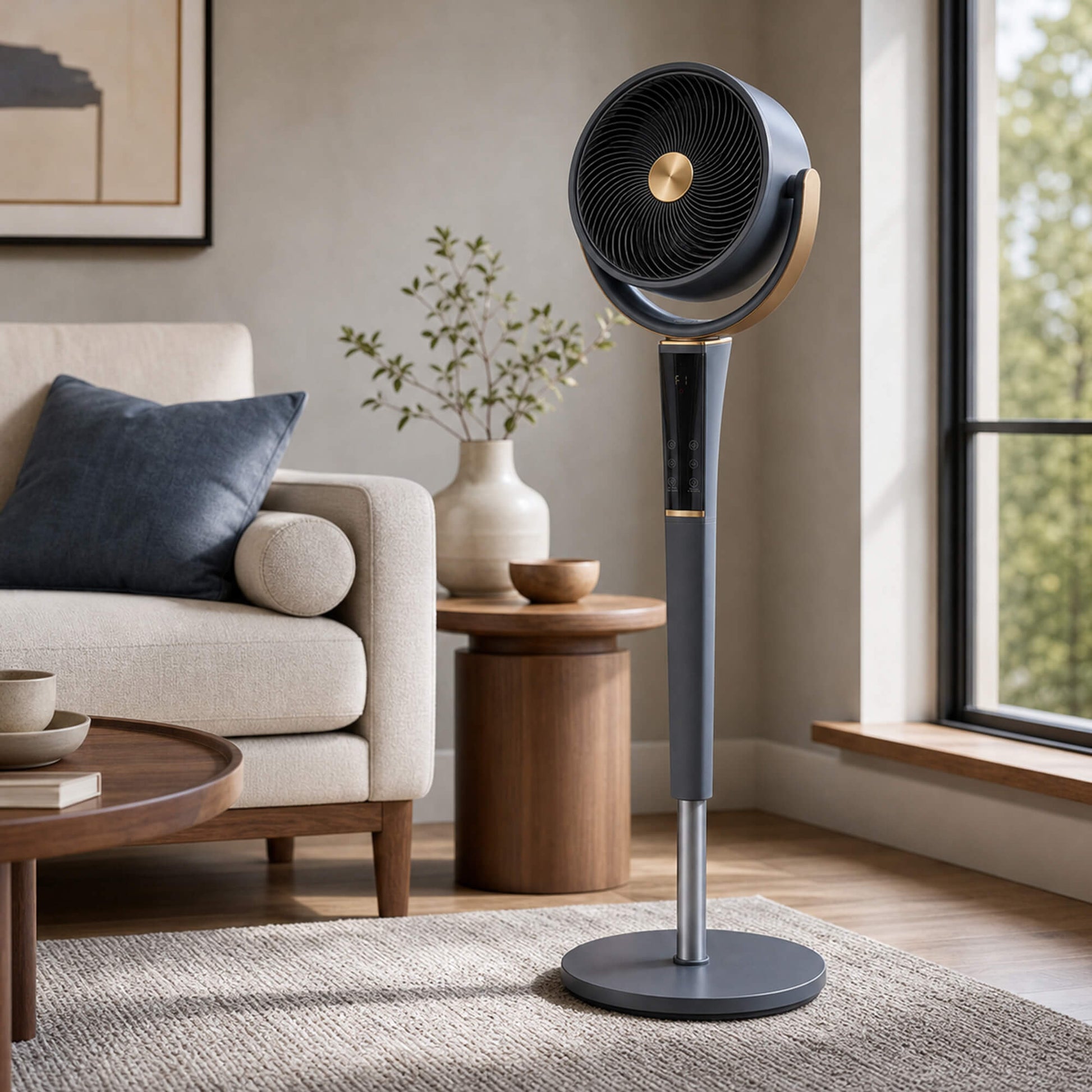 Smart Circulating Fan for Living Room