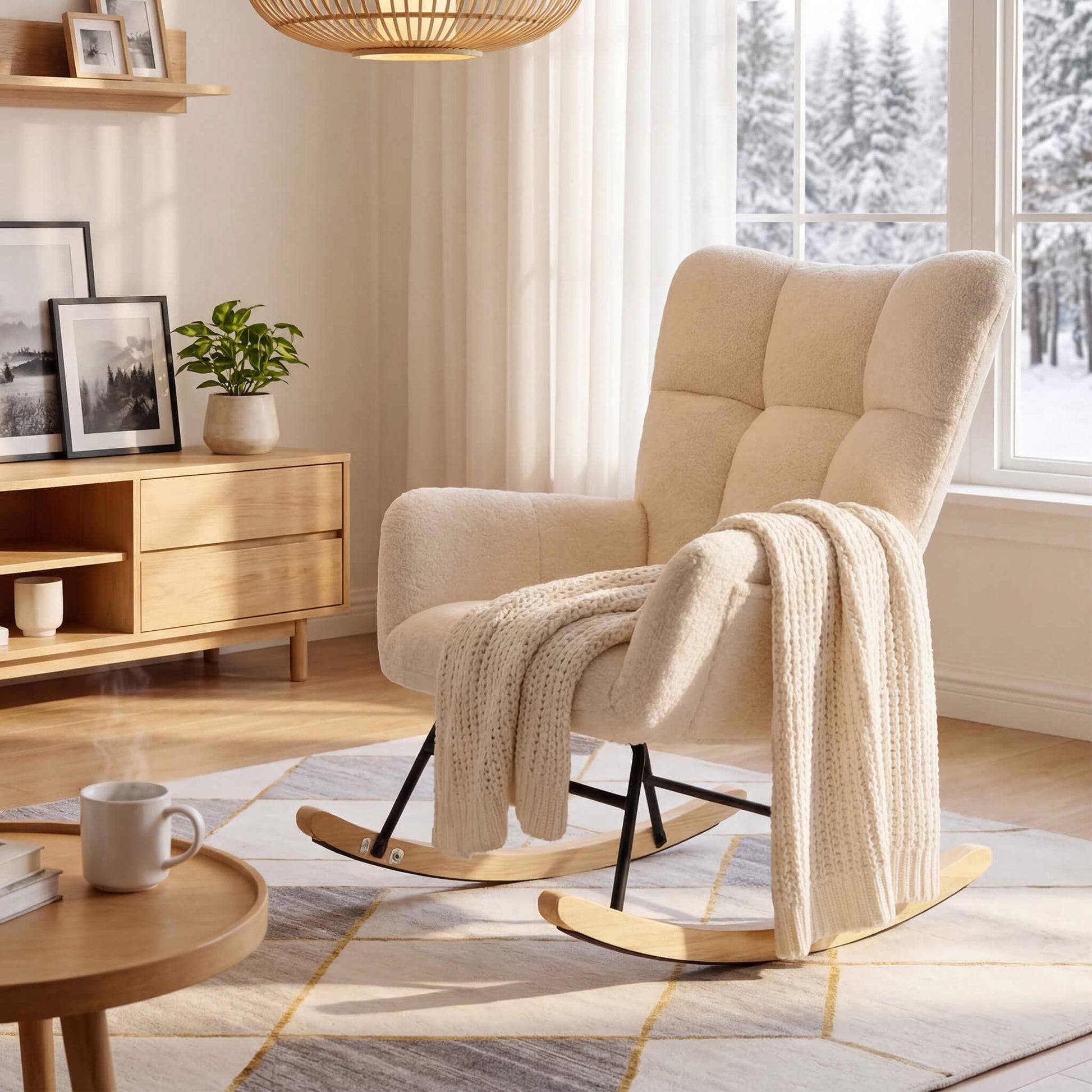 Rocking Chair Soft and Thick for Nursery