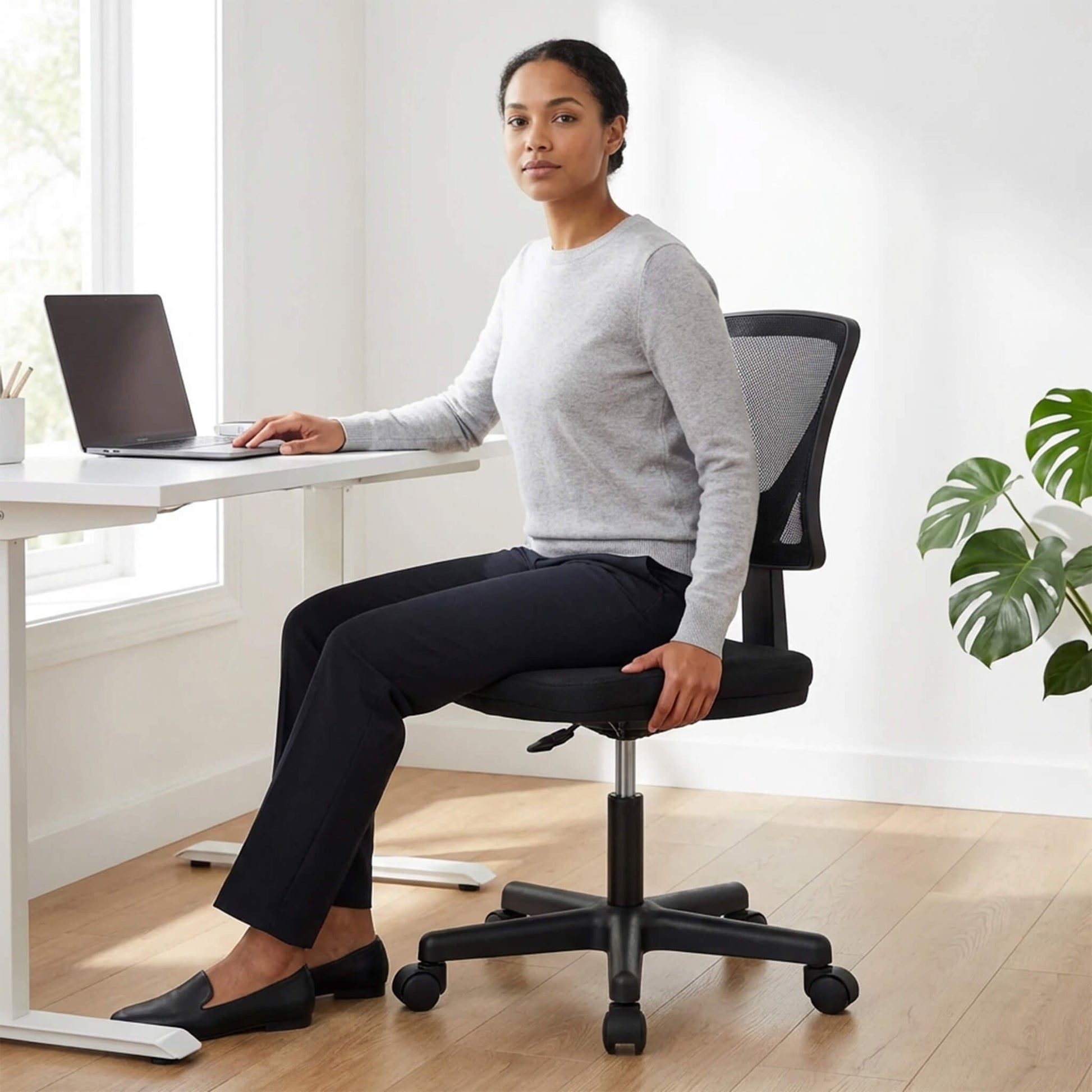 Office Chair with Lumbar Support for Office