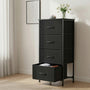 4 Fabric Drawers Dresser Clothes Cabinet Storage Organizers