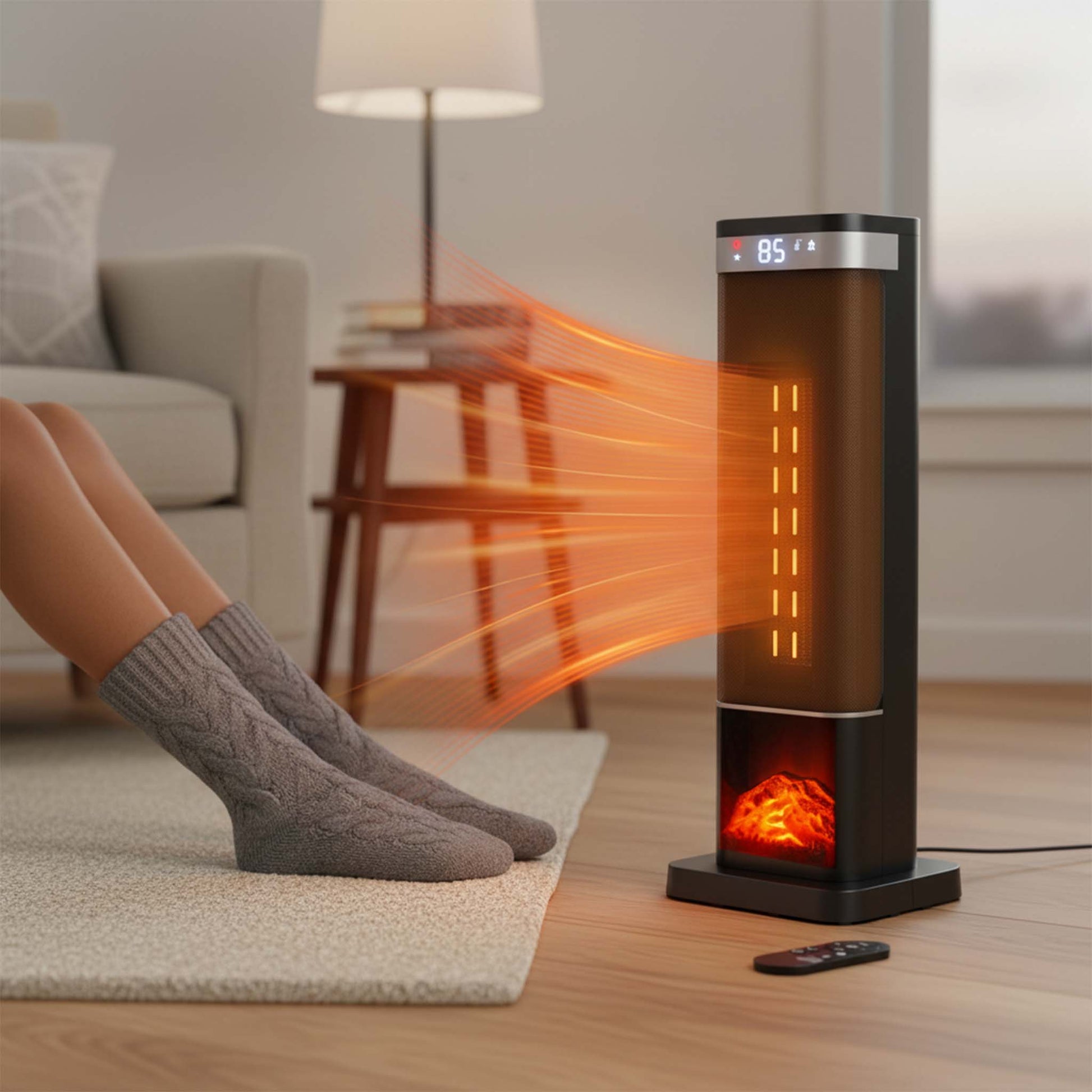 Ceramic Space Heater-ETL Certified Safe for Office and Garage