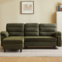 L-Shaped Convertible Sofa Set with Chaise for Living Room