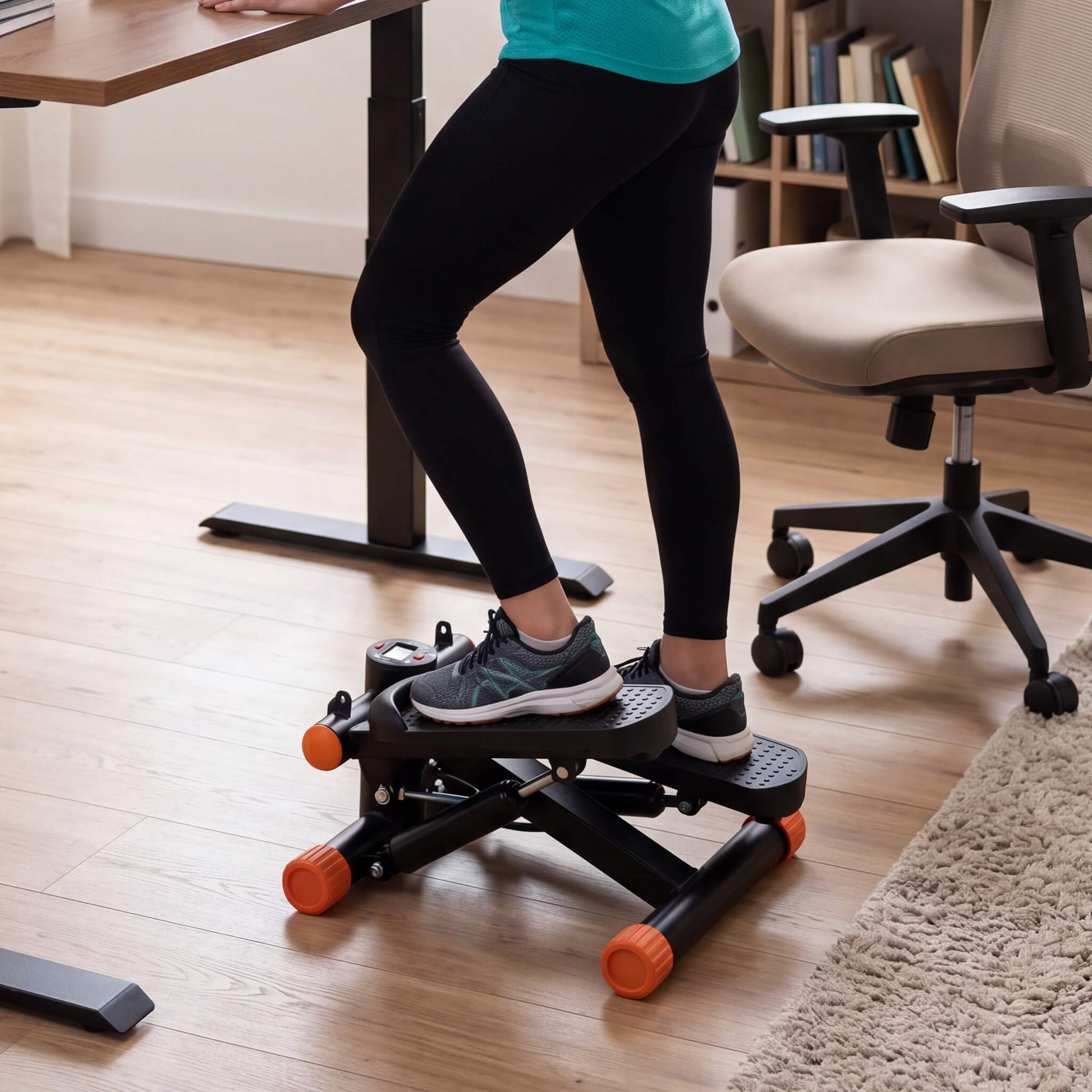 Mini Home-Use Stepper with Digital Display