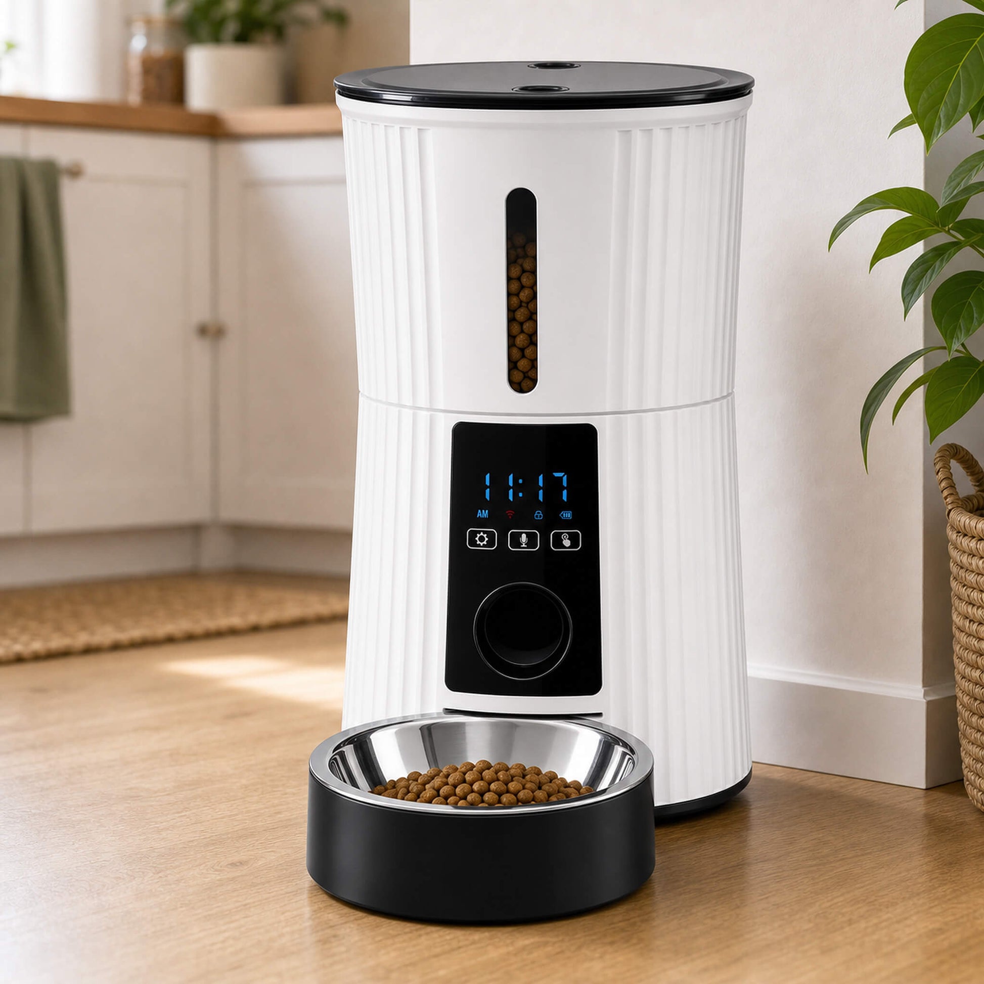 Programmable, Smart, Fully Automatic Pet Feeder with App