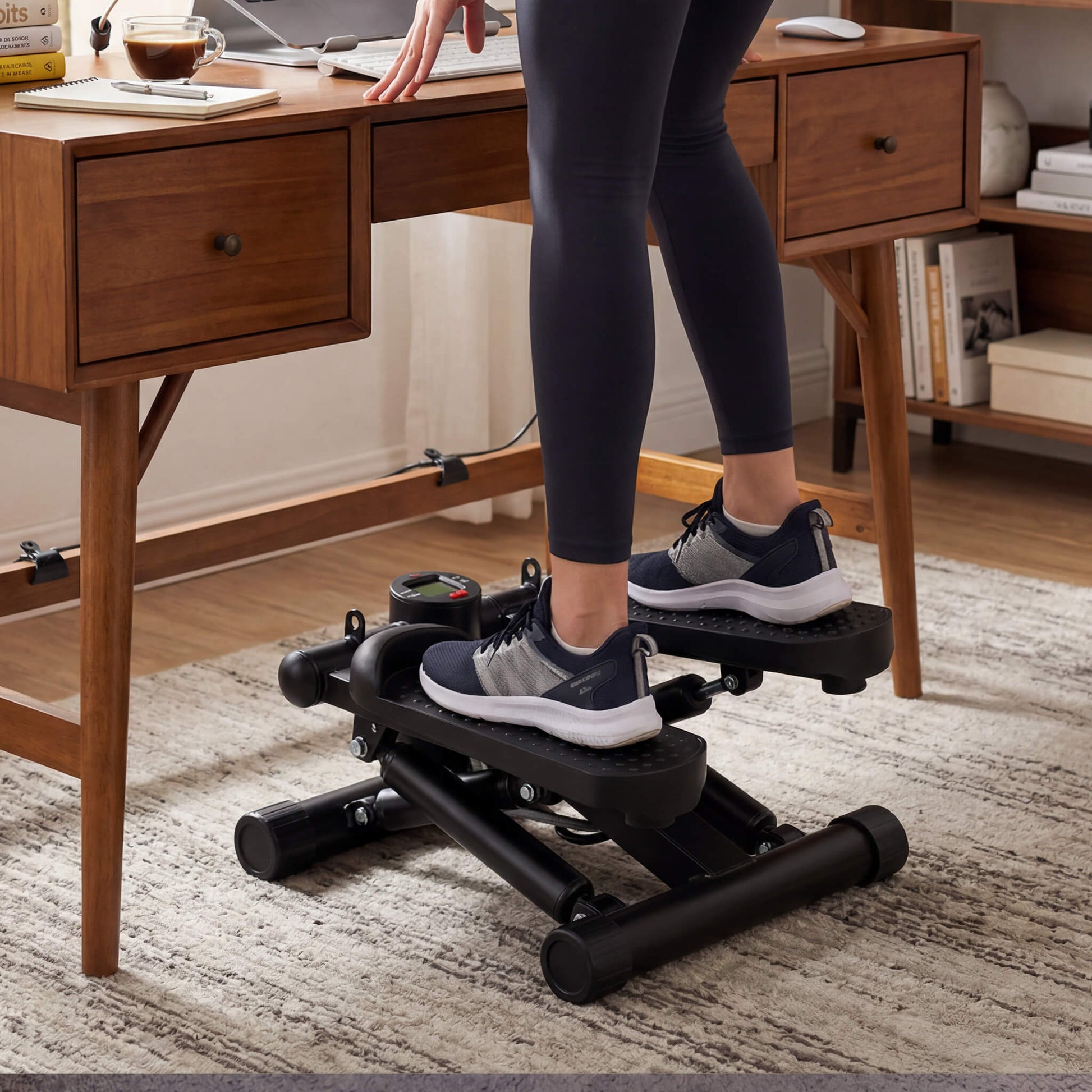 Mini Home-Use Stepper with Digital Display