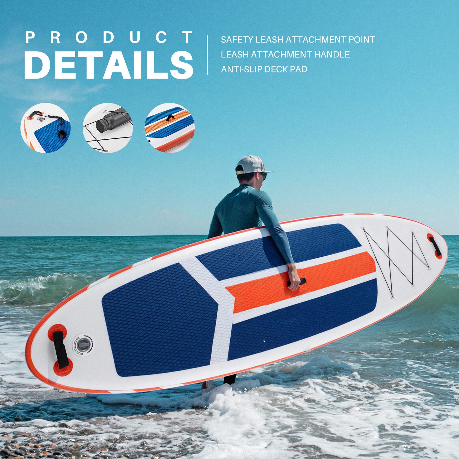 Inflatable Paddleboard with Premium Accessories for Outdoor Surfing