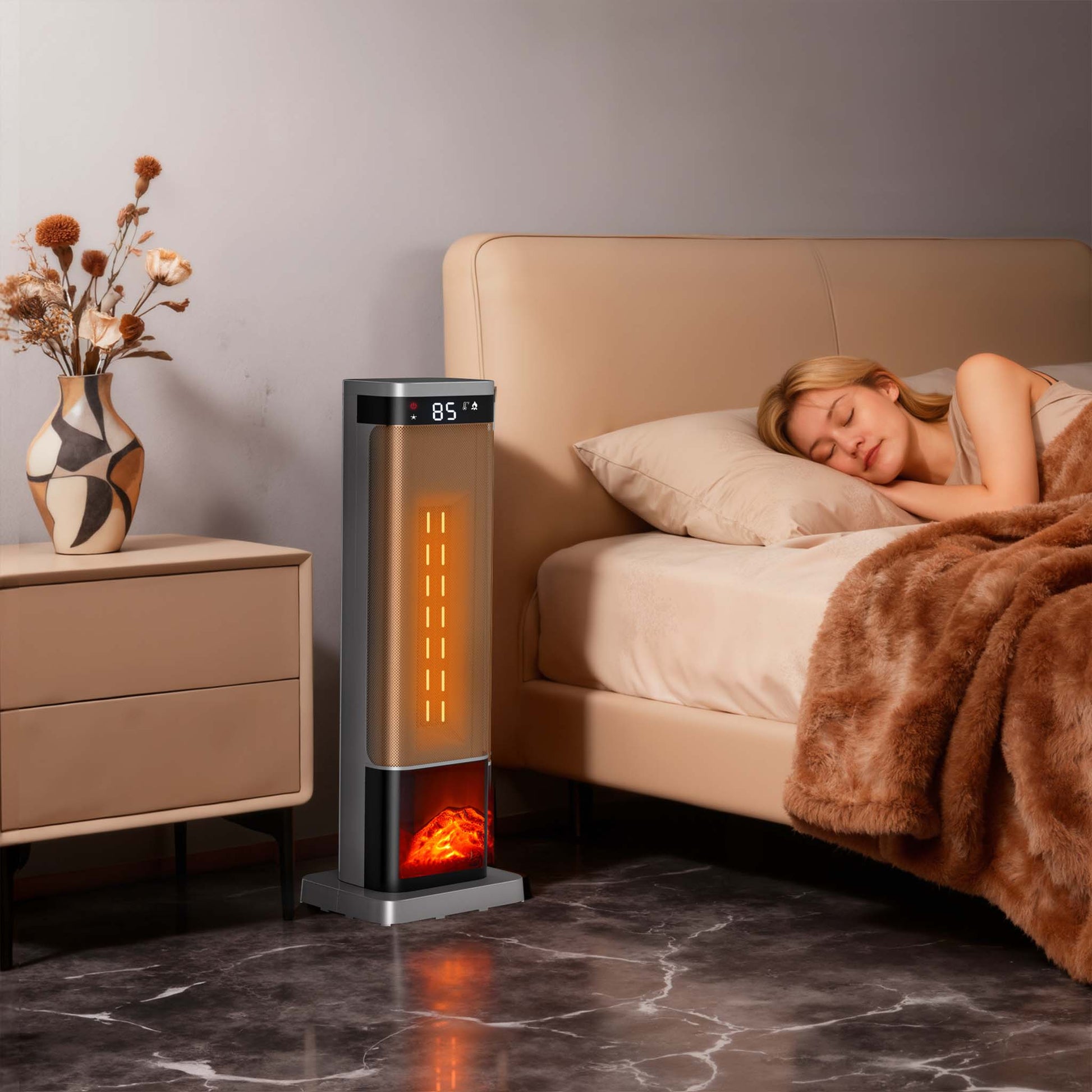 Ceramic Space Heater-ETL Certified Safe for Office and Garage