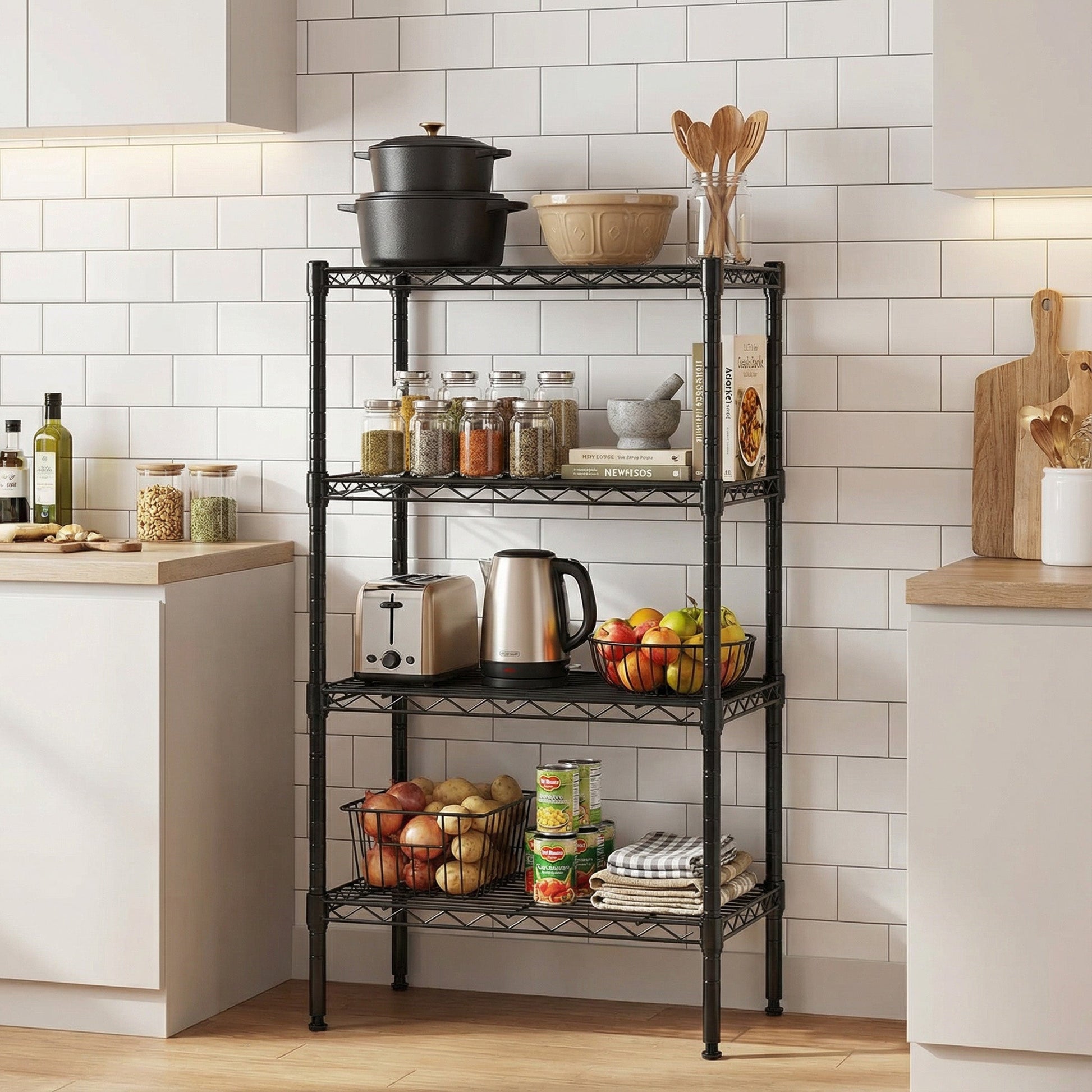 Adjustable Metal Storage Shelves