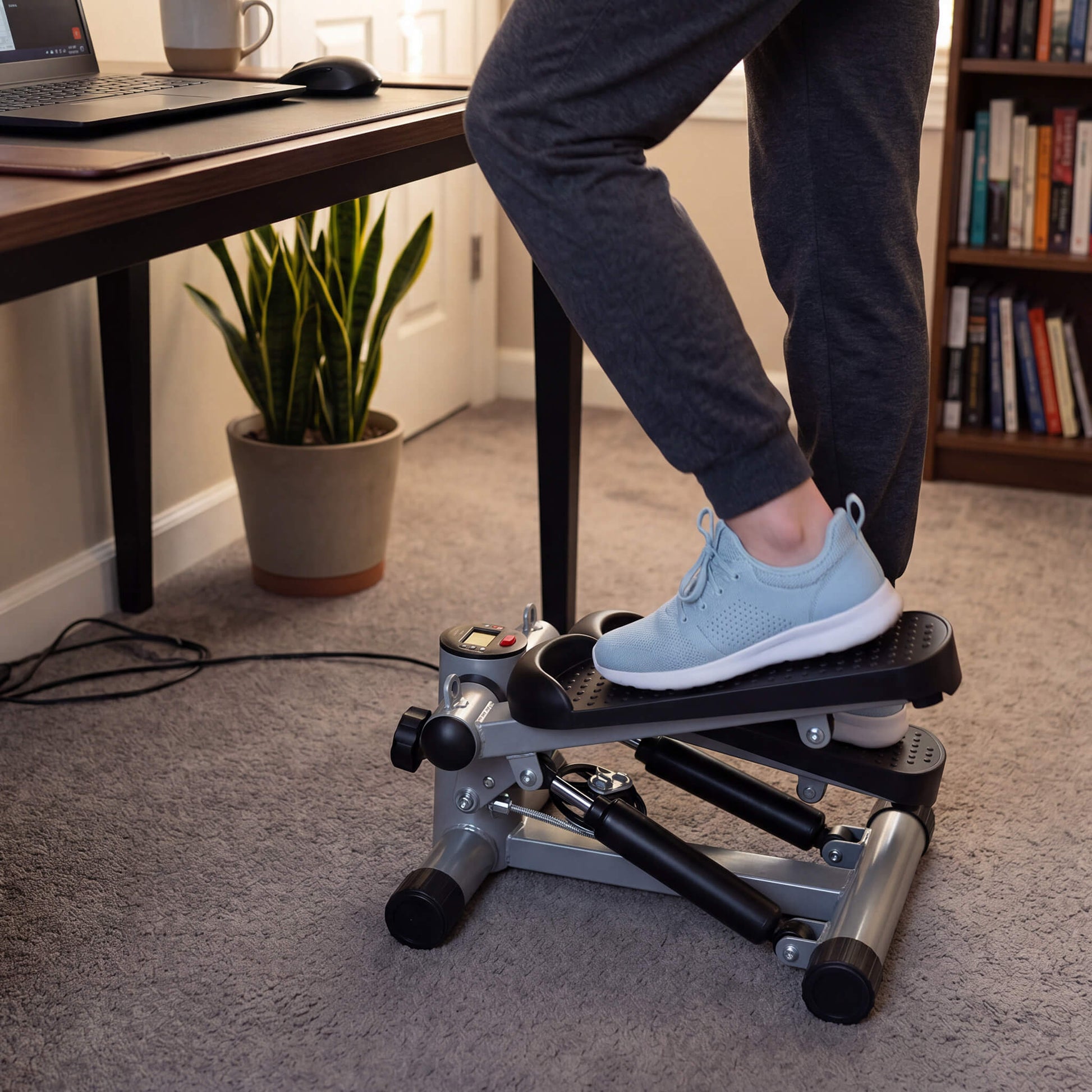 Mini Home-Use Stepper with Digital Display
