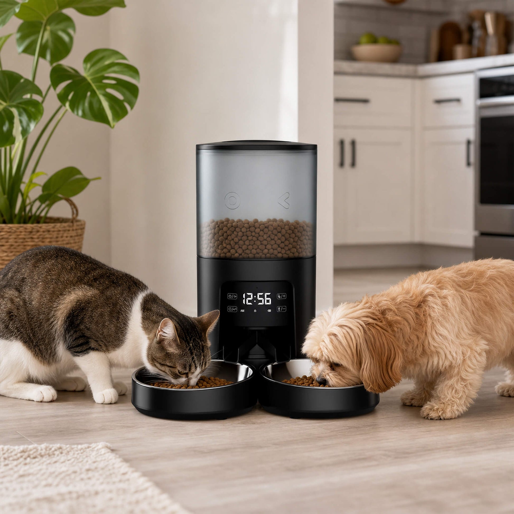 Programmable, Smart, Fully Automatic Pet Feeder with App