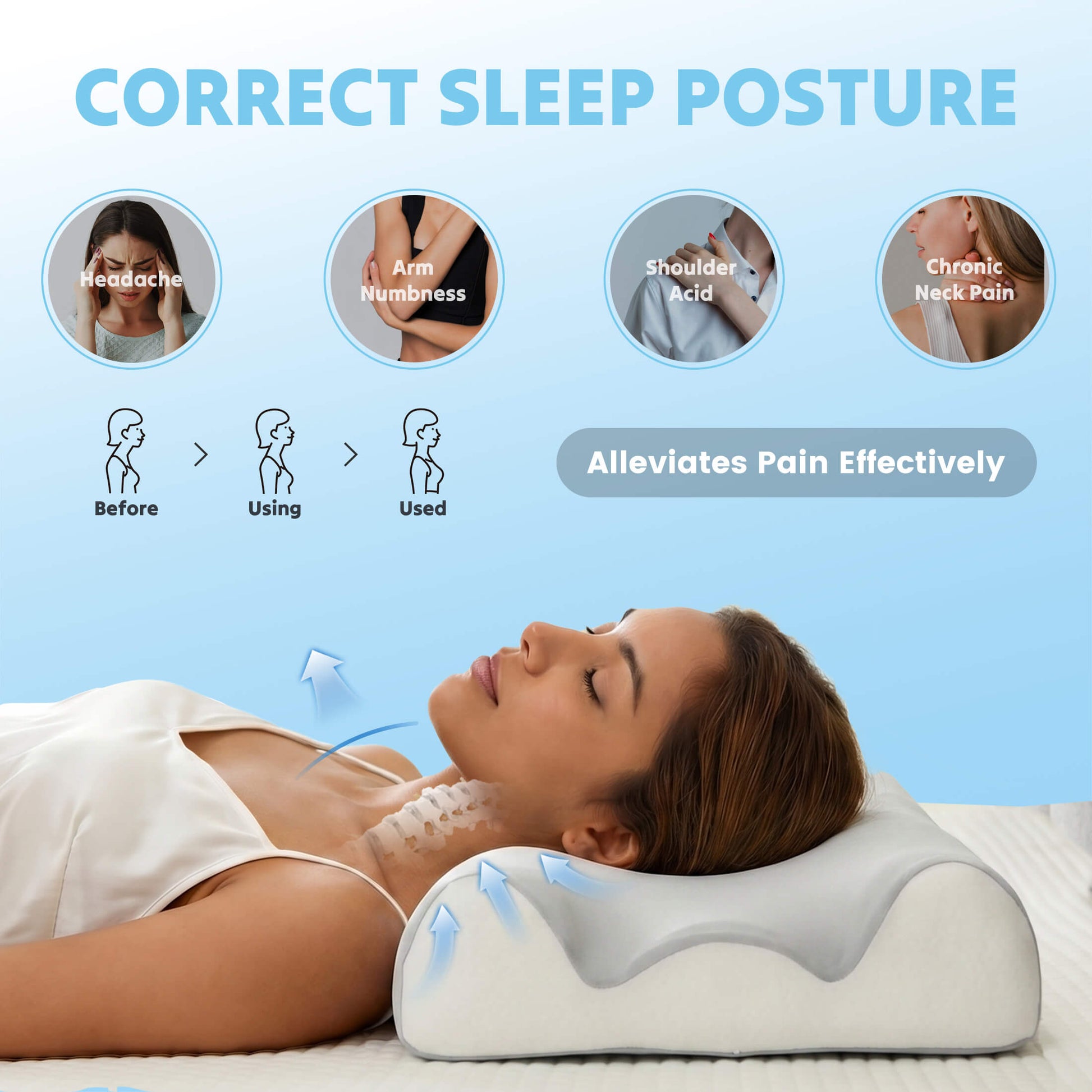 Memory Foam Support Pillow