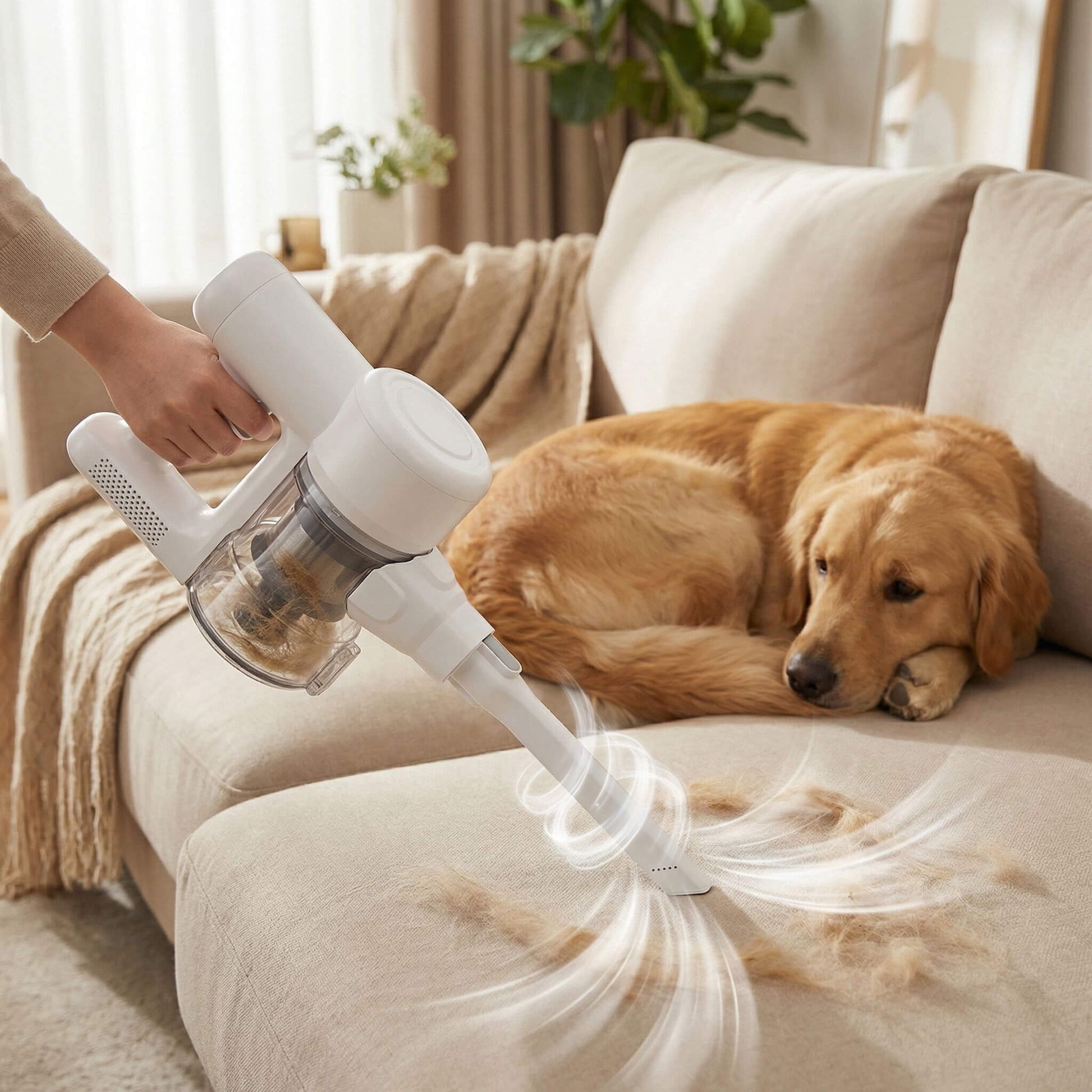 Vacuum Cleaner Cordless with LED Lights for Home Use