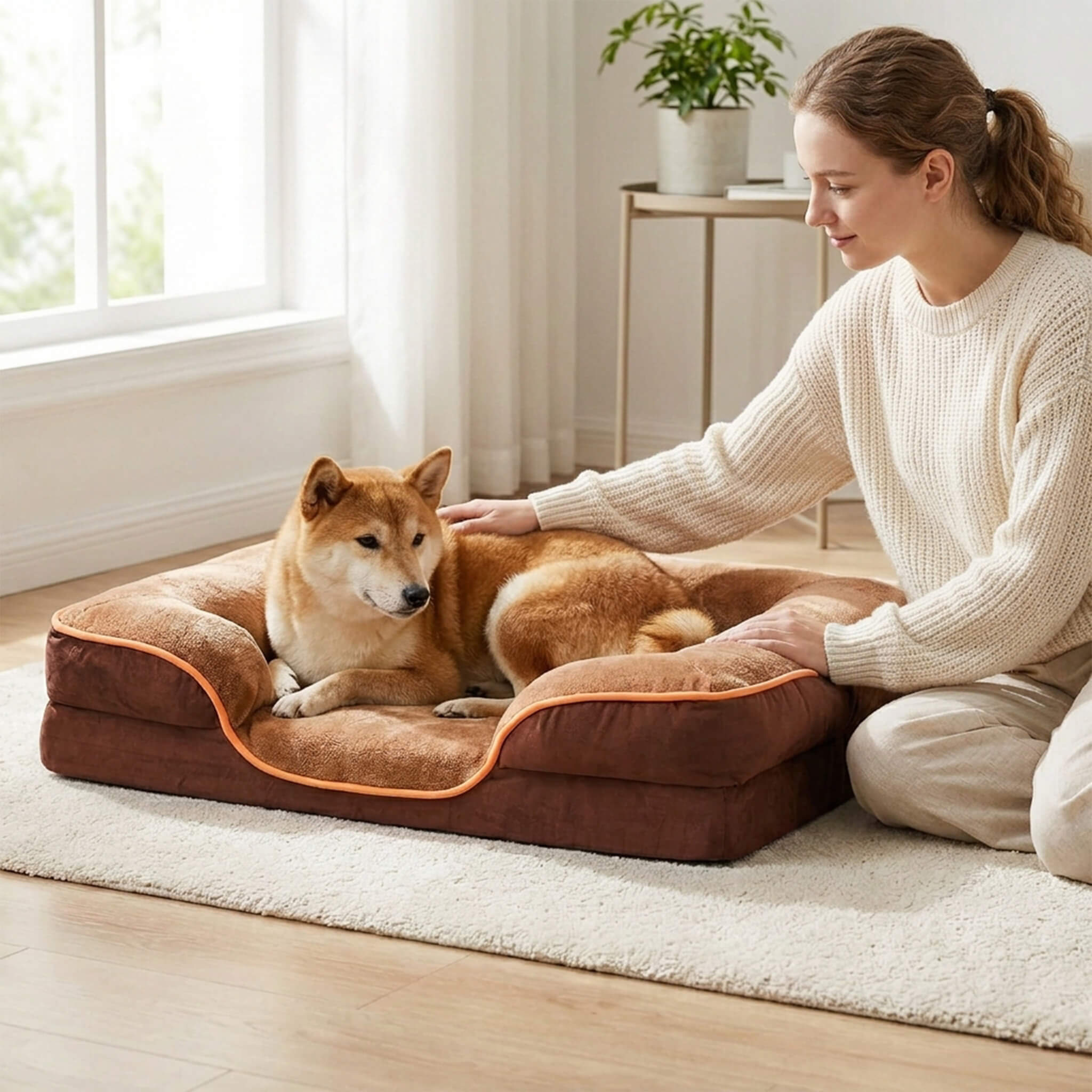 Dog Bed Non-Slip Bottom