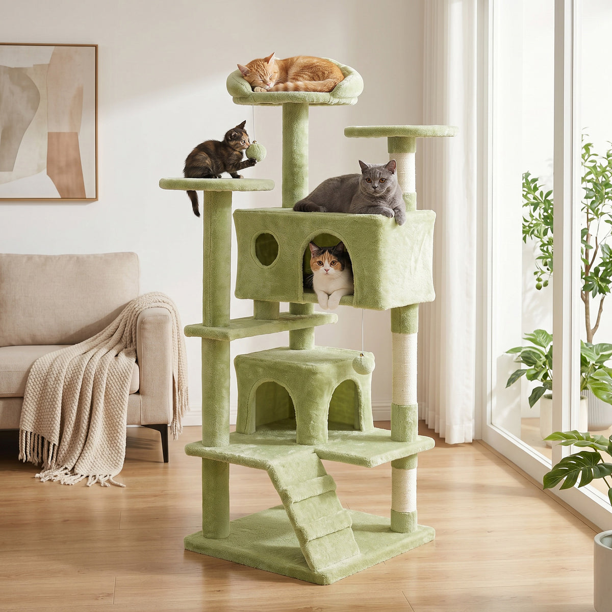 Cat Paradise: Plush Cat Climbing Frame