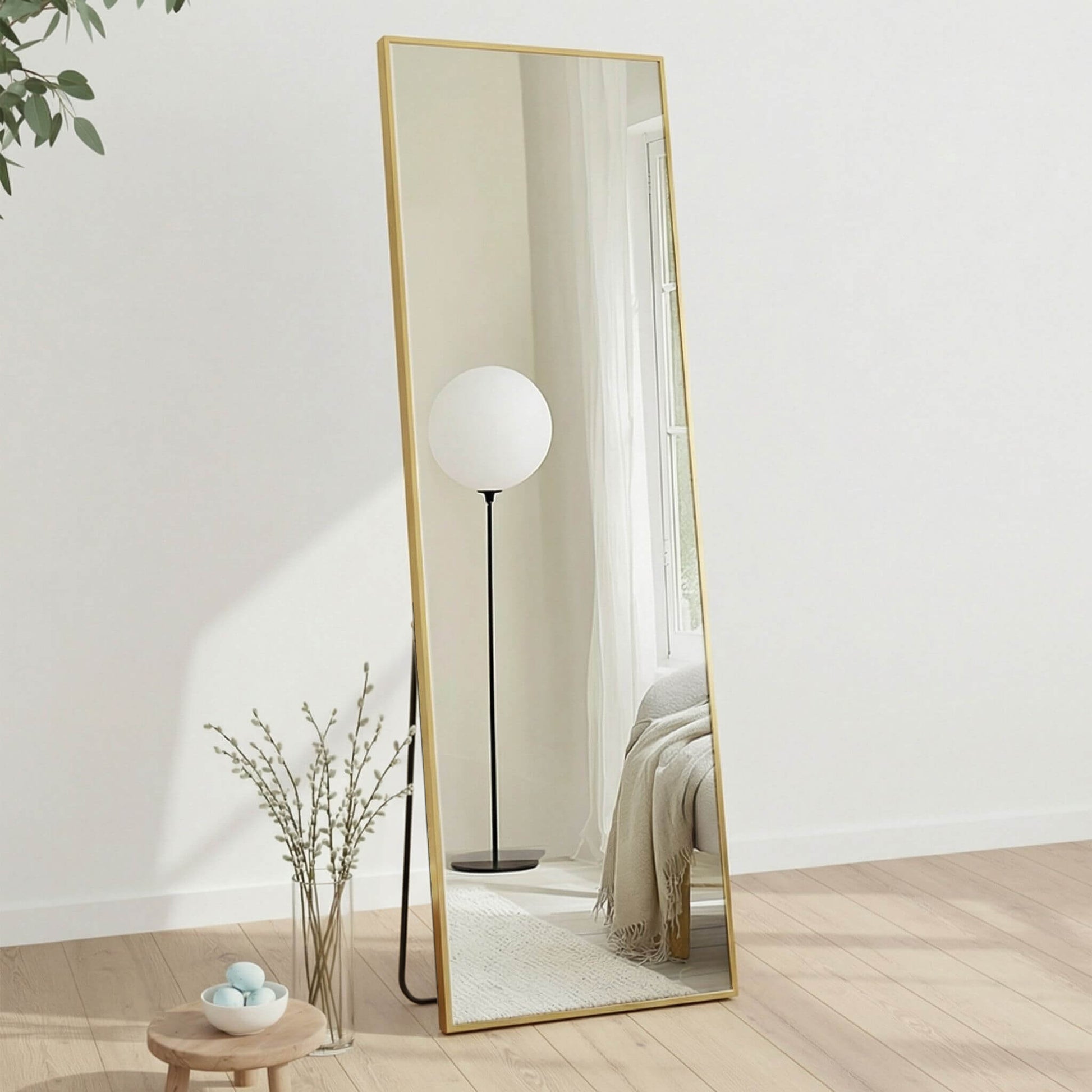 Full Length Mirror Standing or Hanging for Bedroom