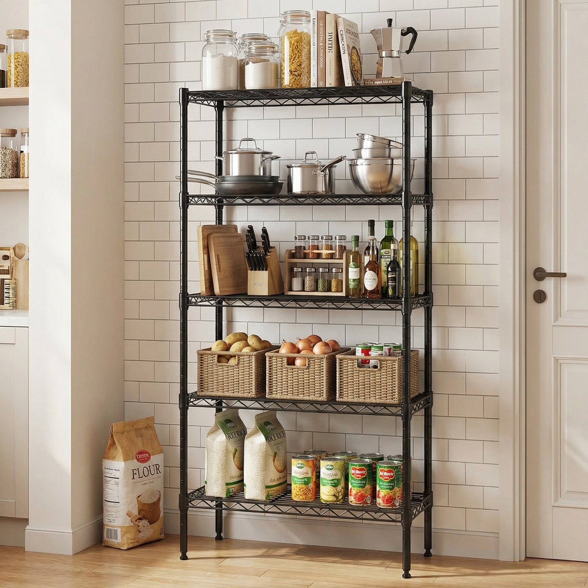 Adjustable Metal Storage Shelves