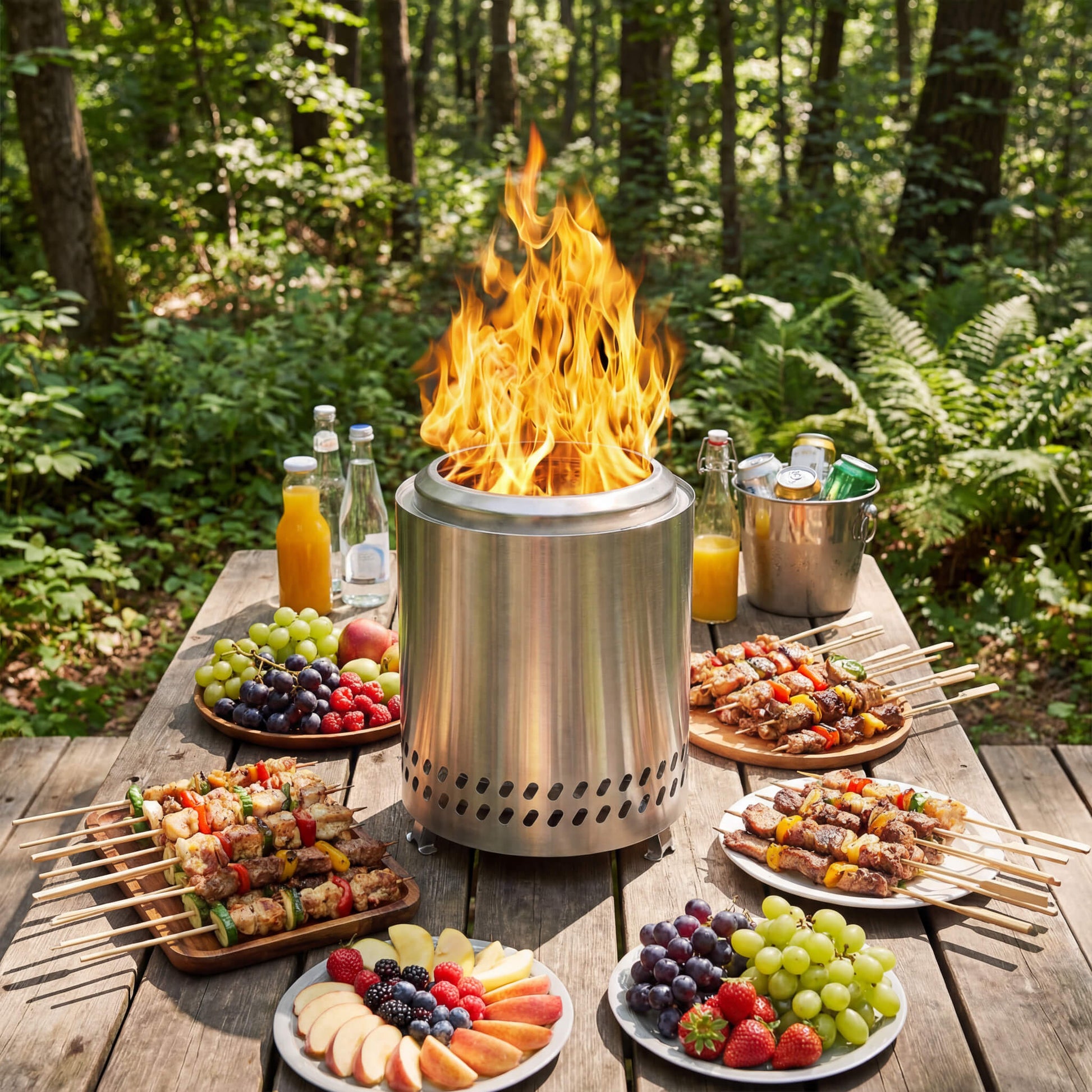 Portable Fire Pit Enjoy the Warmth of the Outdoors