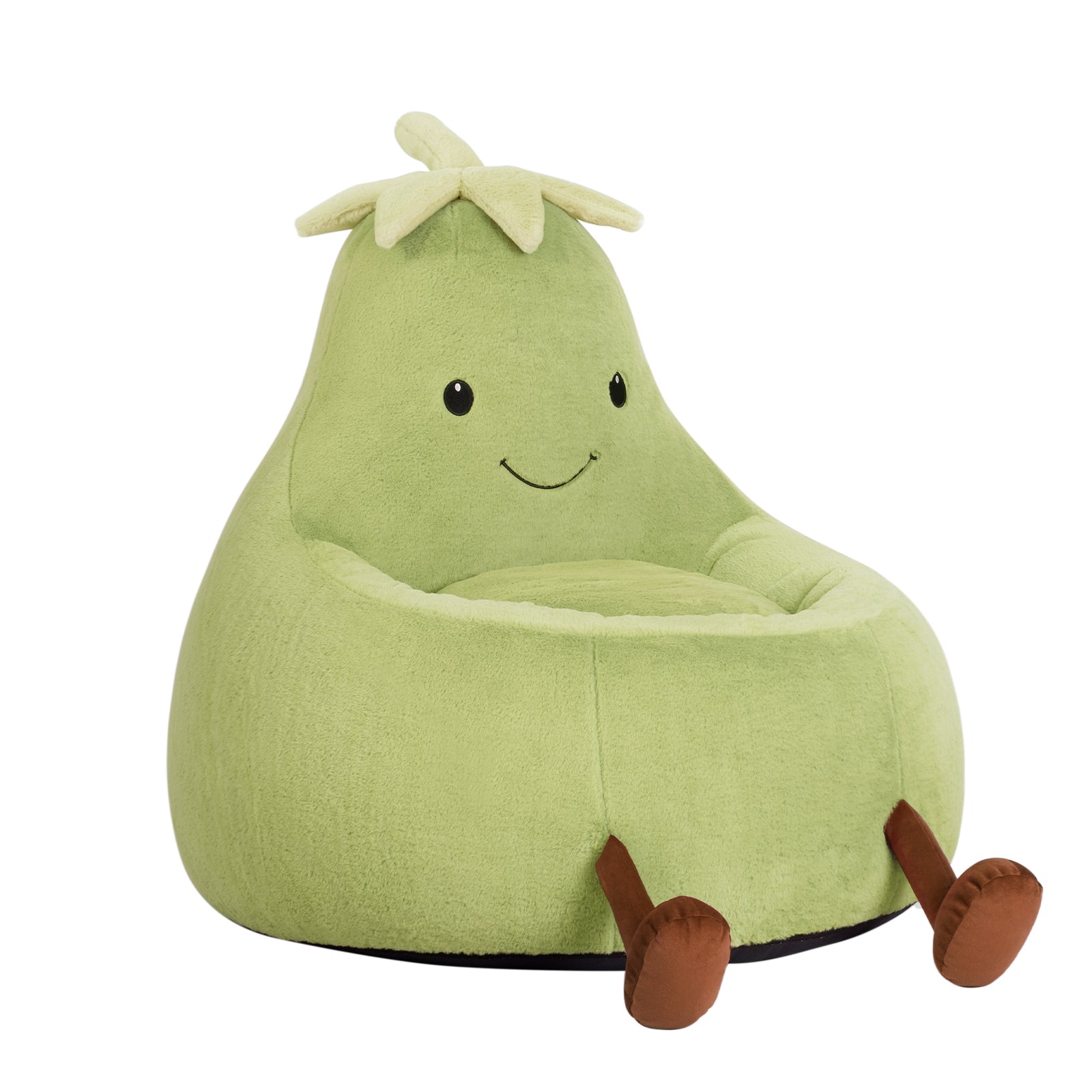 Eggplant Bean Bag Chair – Soft ＆ Supportive