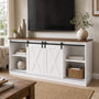 58“ Sliding Barn Door TV Cabinet