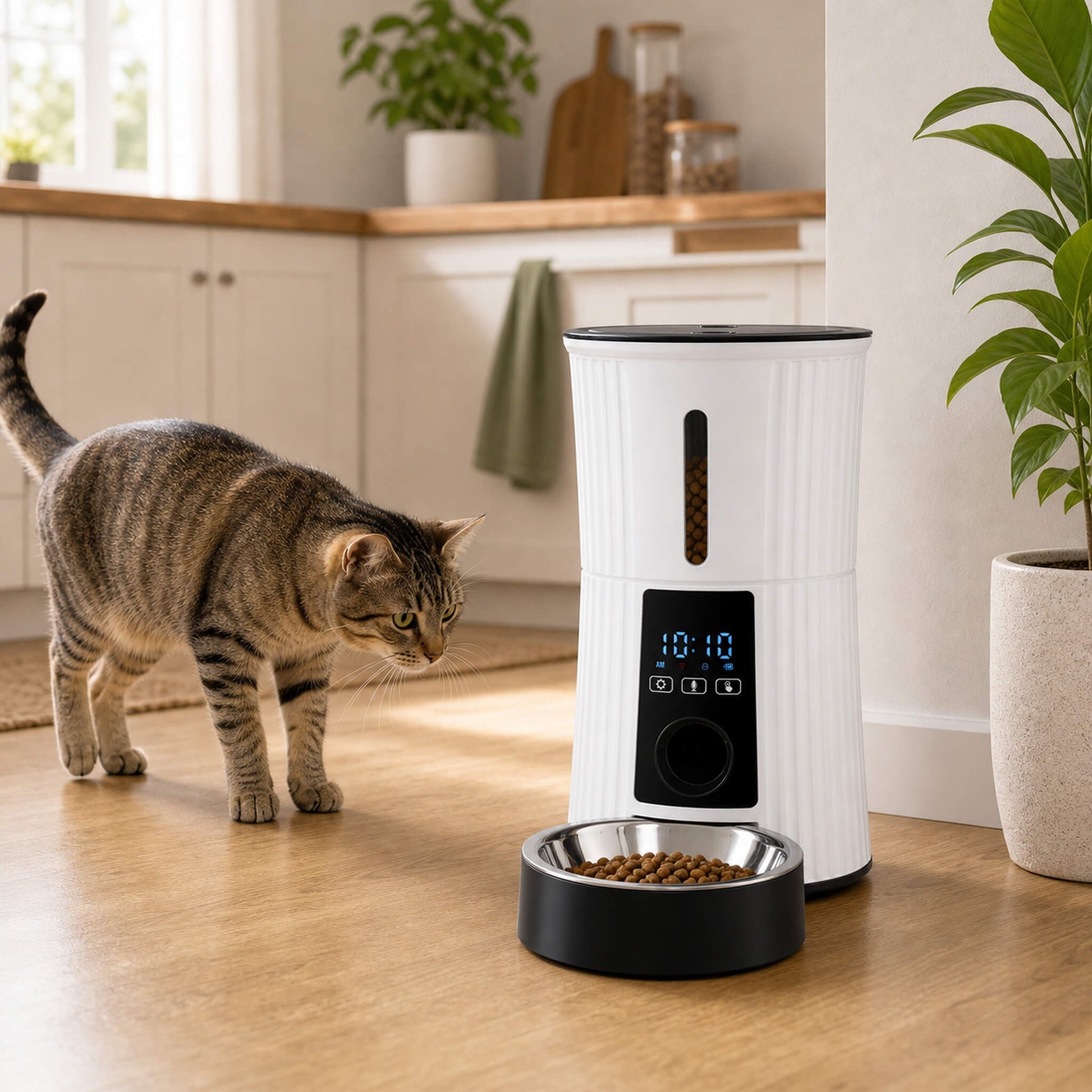 Programmable, Smart, Fully Automatic Pet Feeder with App