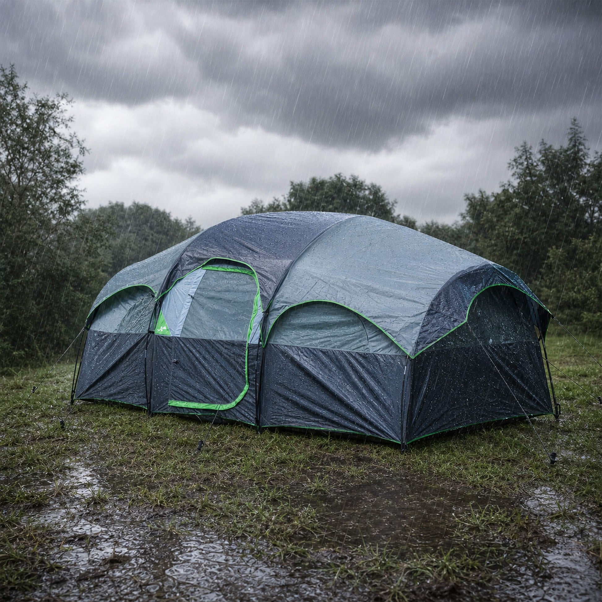 8‑Person Family Camping Tent for Outdoor Camping