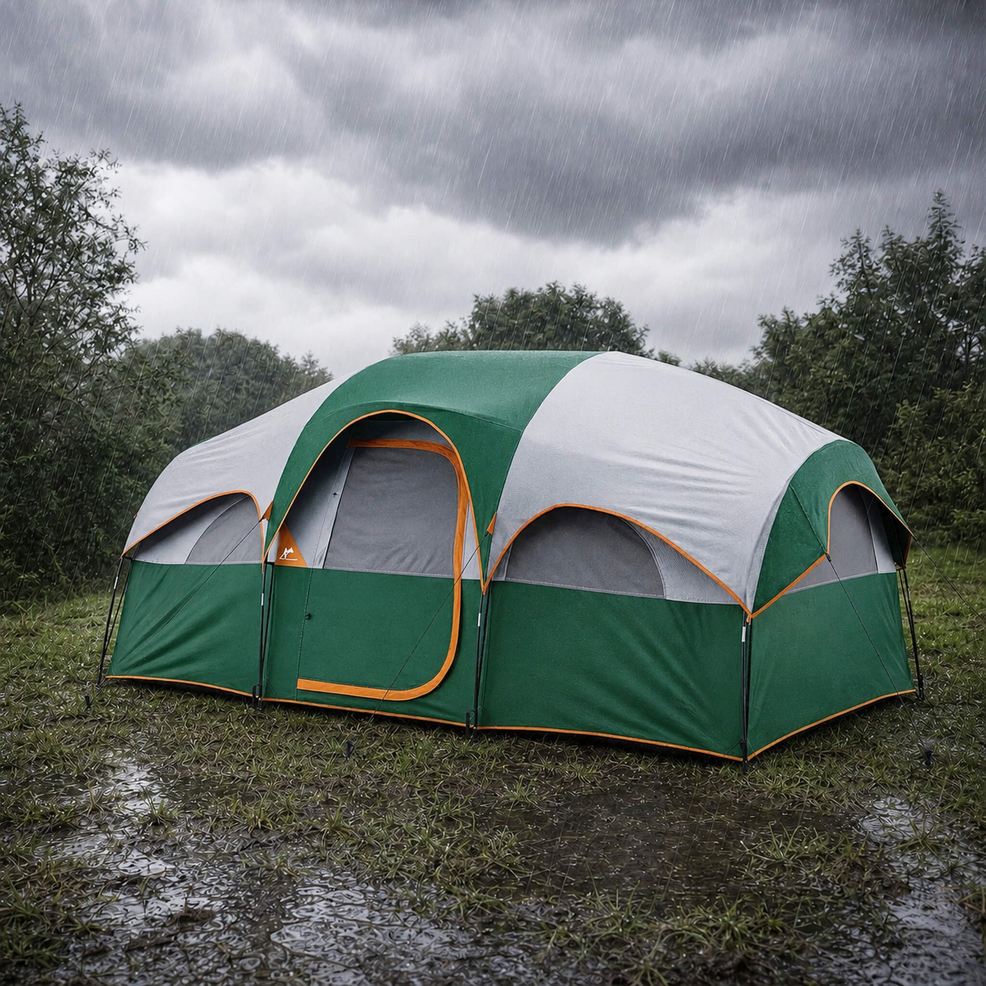 8‑Person Family Camping Tent for Outdoor Camping