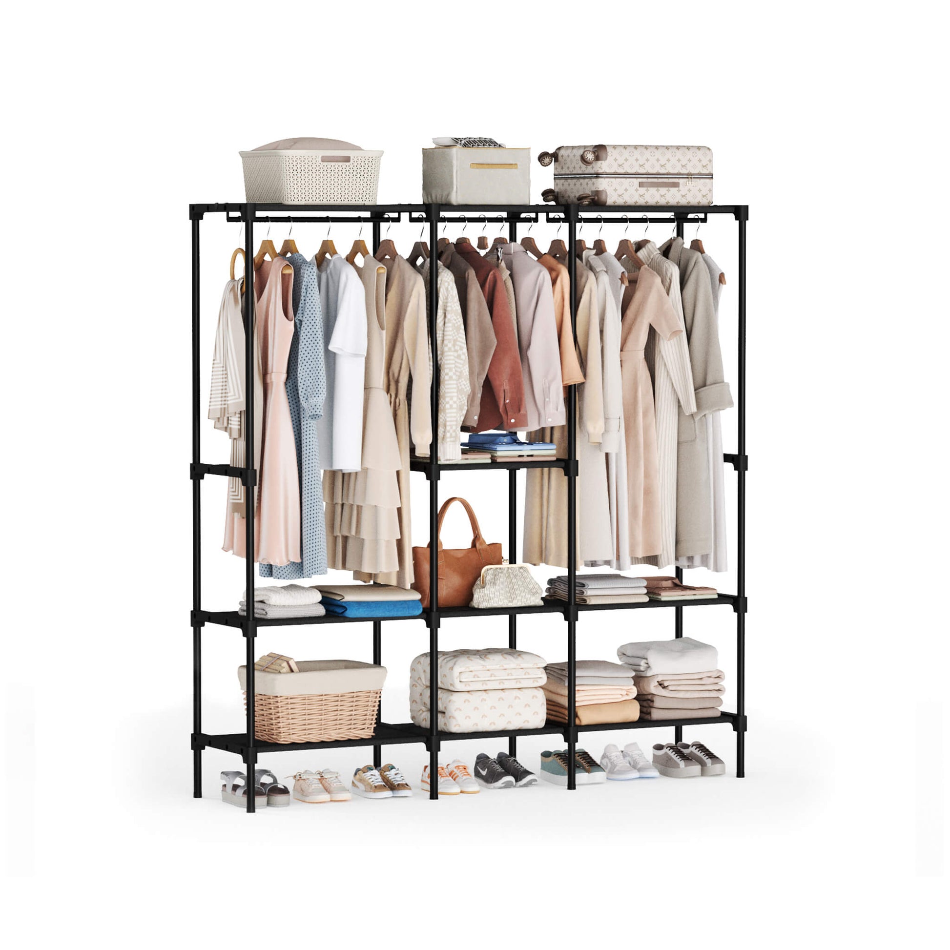 Heavy-Duty Portable Wardrobe—Designed for Small Spaces