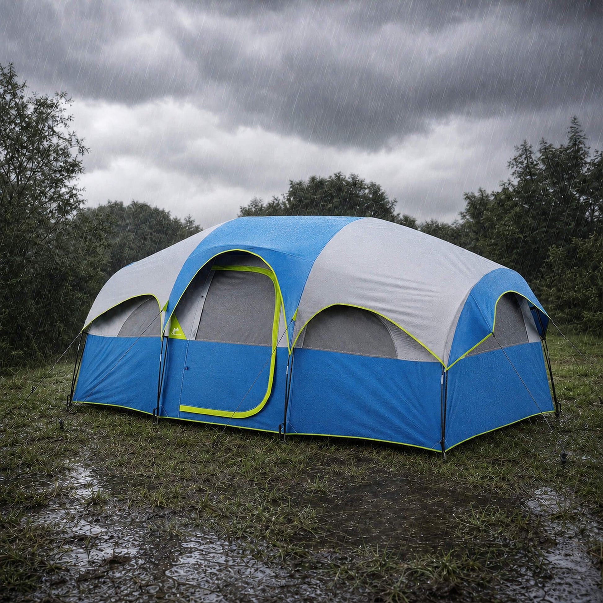 8‑Person Family Camping Tent for Outdoor Camping