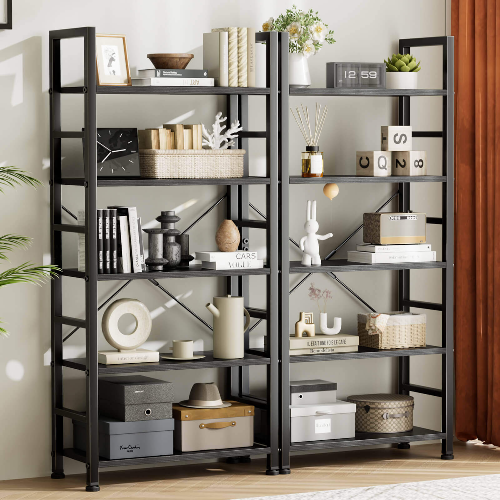 Shelf Bookcase for Living Room Bedroom