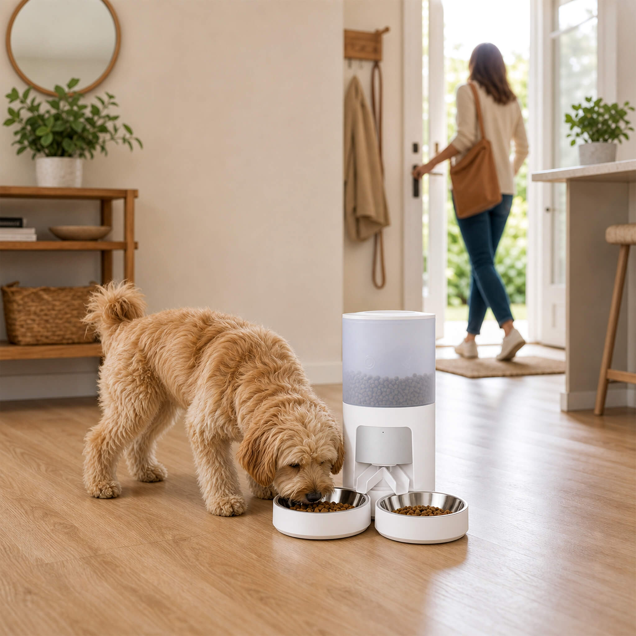 Programmable, Smart, Fully Automatic Pet Feeder with App