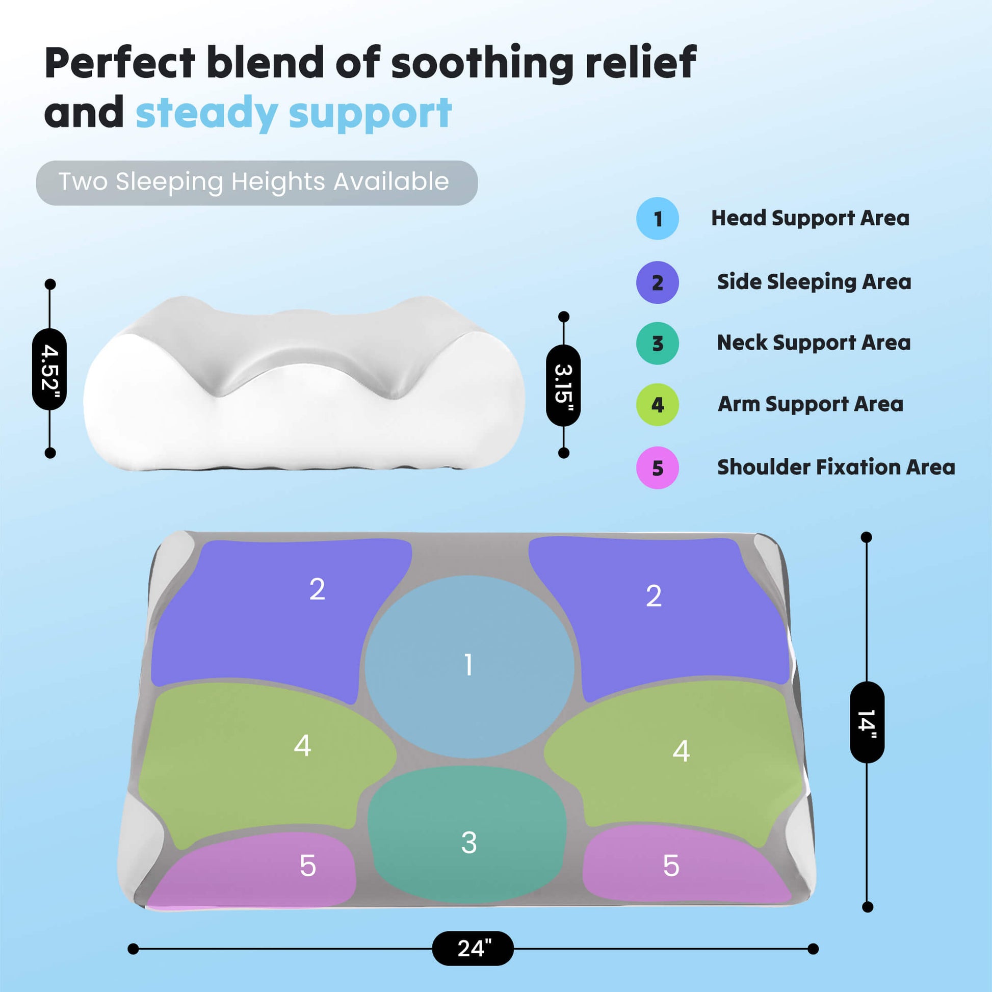Memory Foam Support Pillow