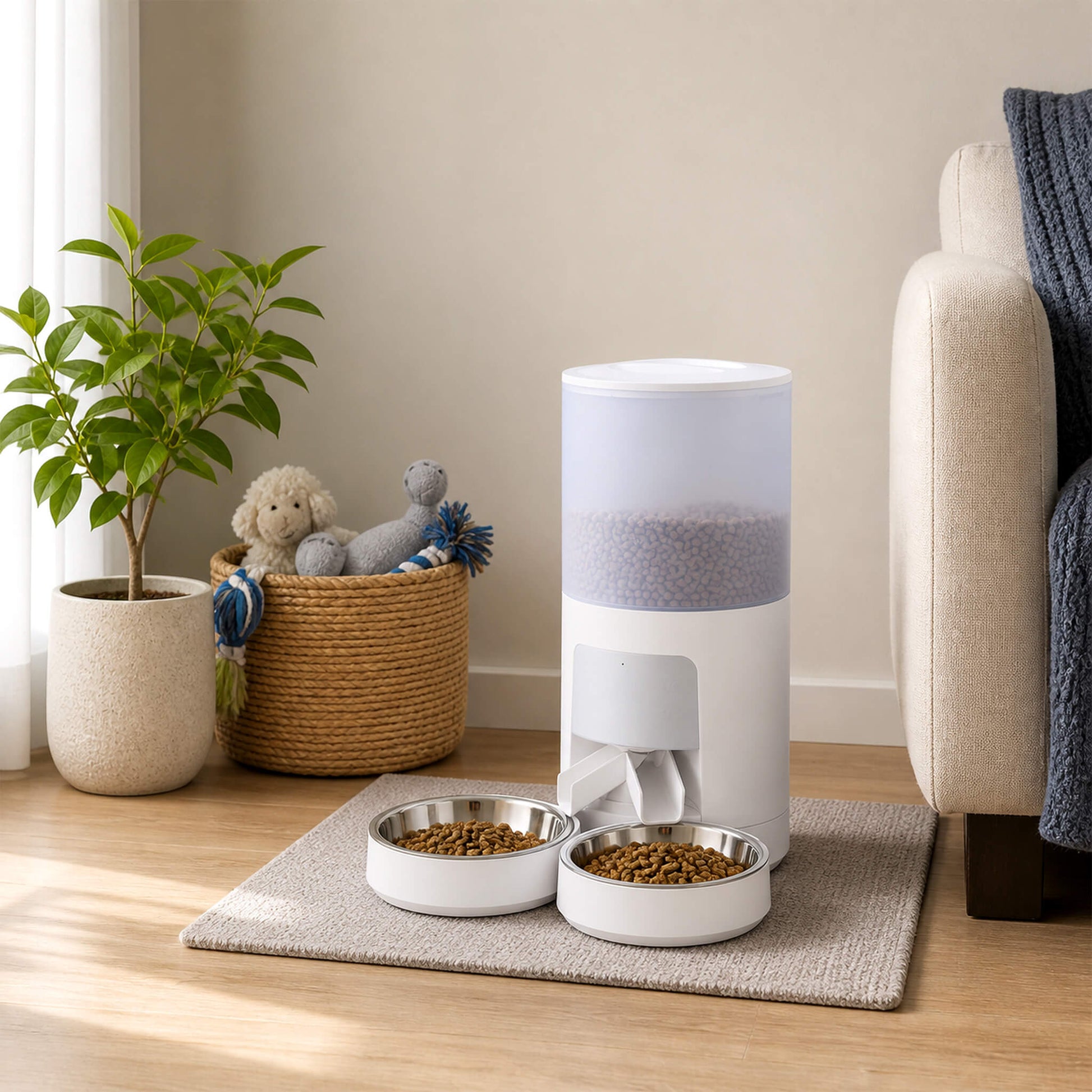 Programmable, Smart, Fully Automatic Pet Feeder with App