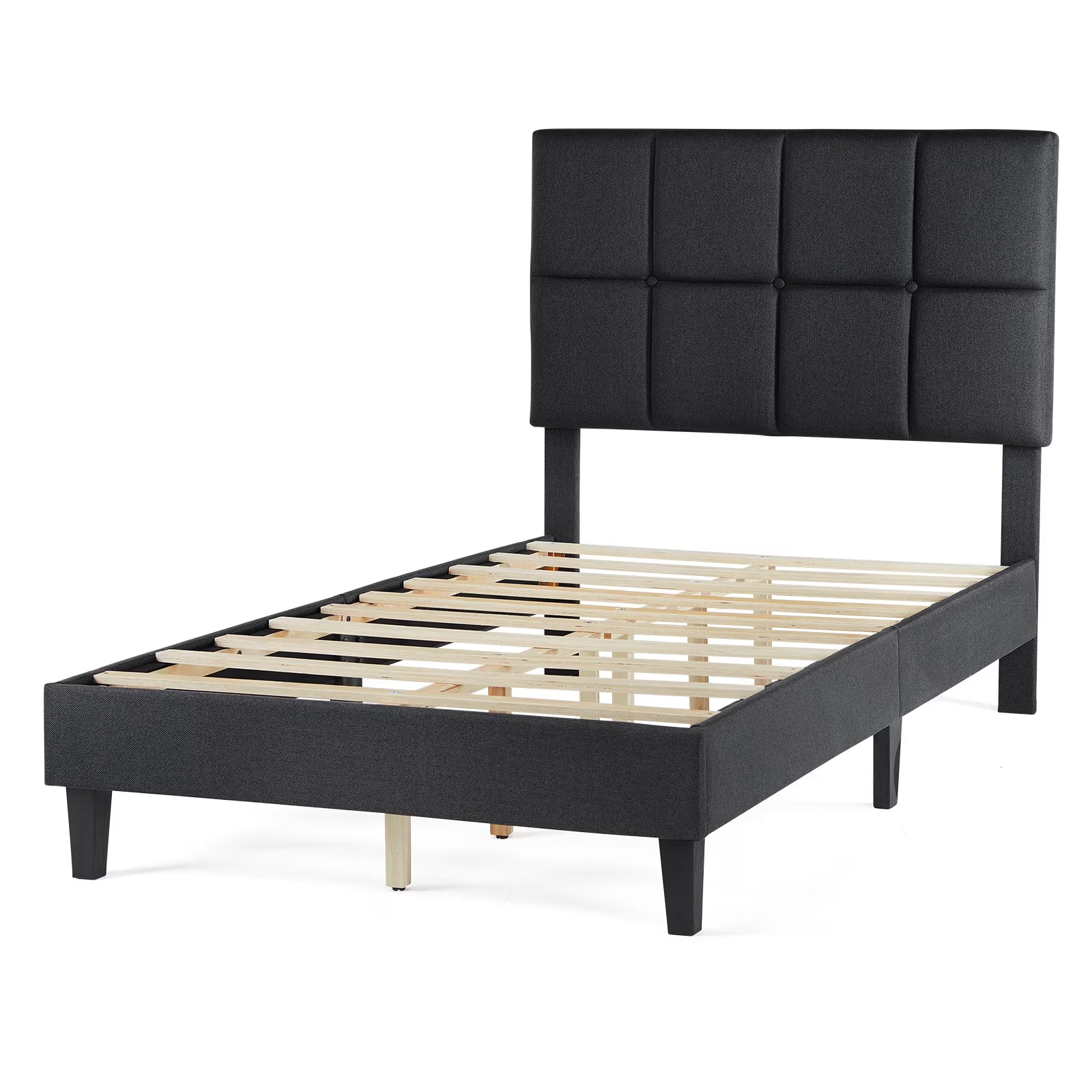 Bed Frame with Headboard for Bedroom