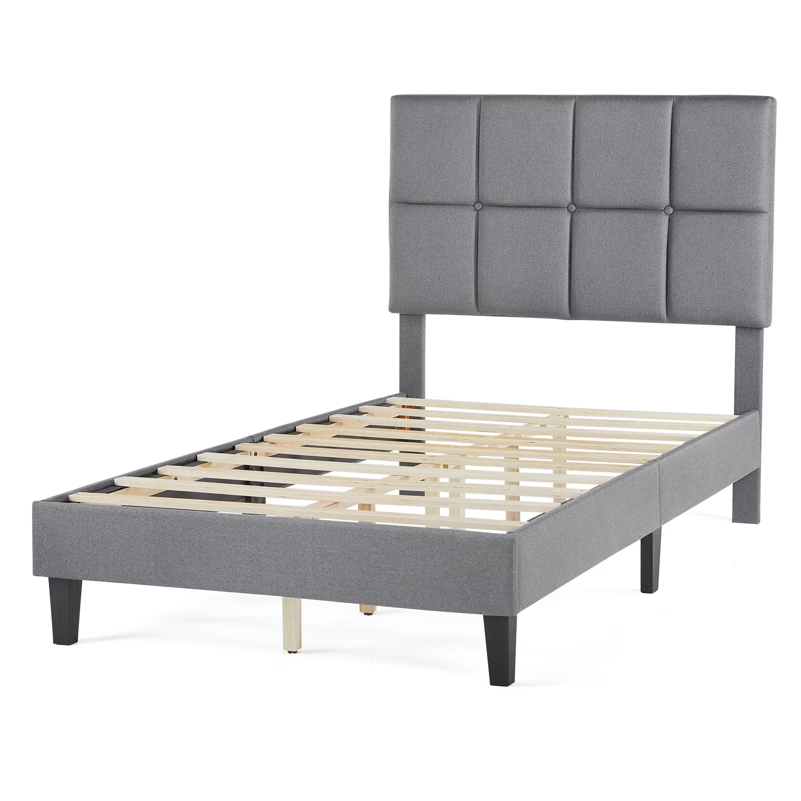 Bed Frame with Headboard for Bedroom
