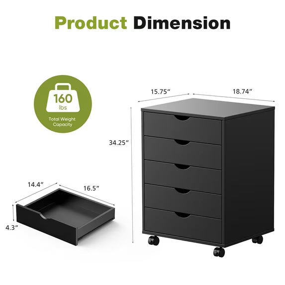 Drawer organizer removable for office, bedroom